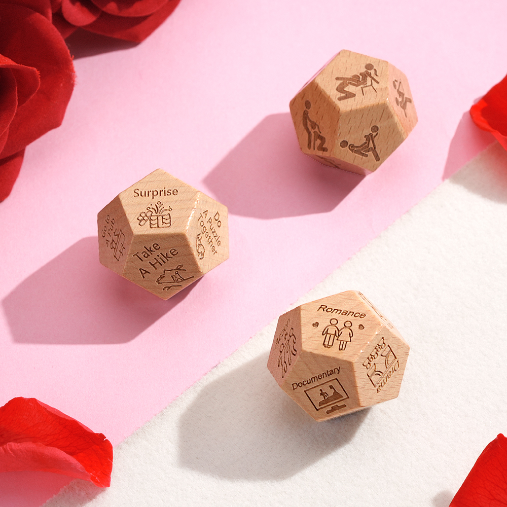 Personalized Date Night Dice - Date Night Gifts, Date Night Ideas, Custom Anniversary Gifts, Gift for Couples - MyPhotoSocksAu