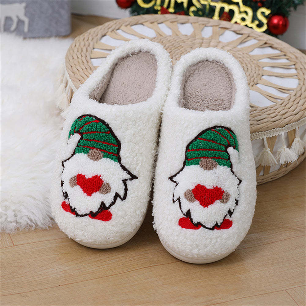 Christmas Slippers Faceless Dwarf Shoes Home Cotton Slippers - My Photo Socks AU