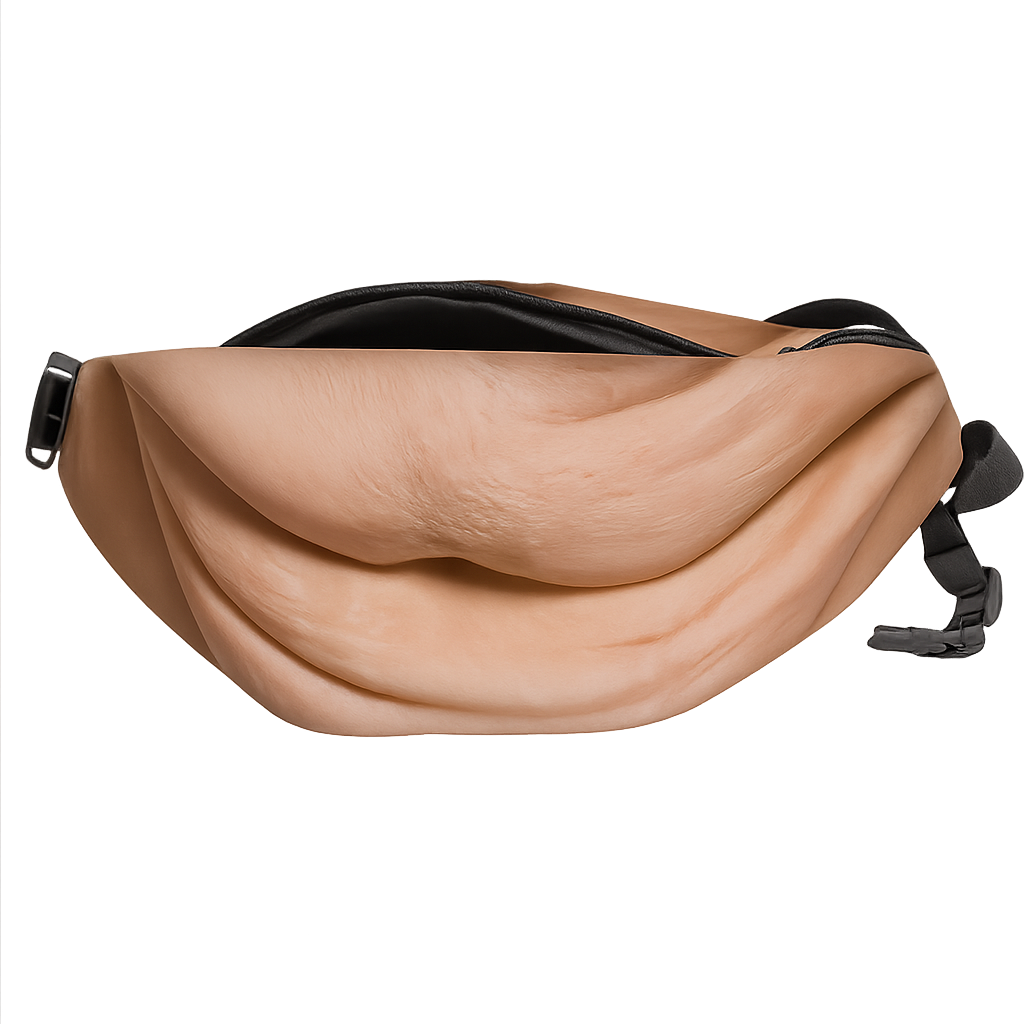 Funny Beer Belly Fanny Pack Bag – Custom Novelty Waist Bag with Realistic Belly Design, Gag Party & Prank Gift for Men & Women - MyPhotoSocksAu