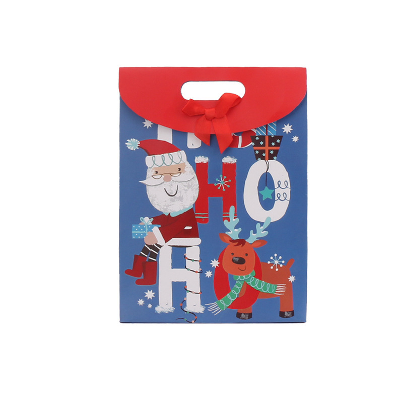 Christmas Gift Bags Festive Christmas Gift Tote Santa Claus 19x9x26CM - MyPhotoSocksAu