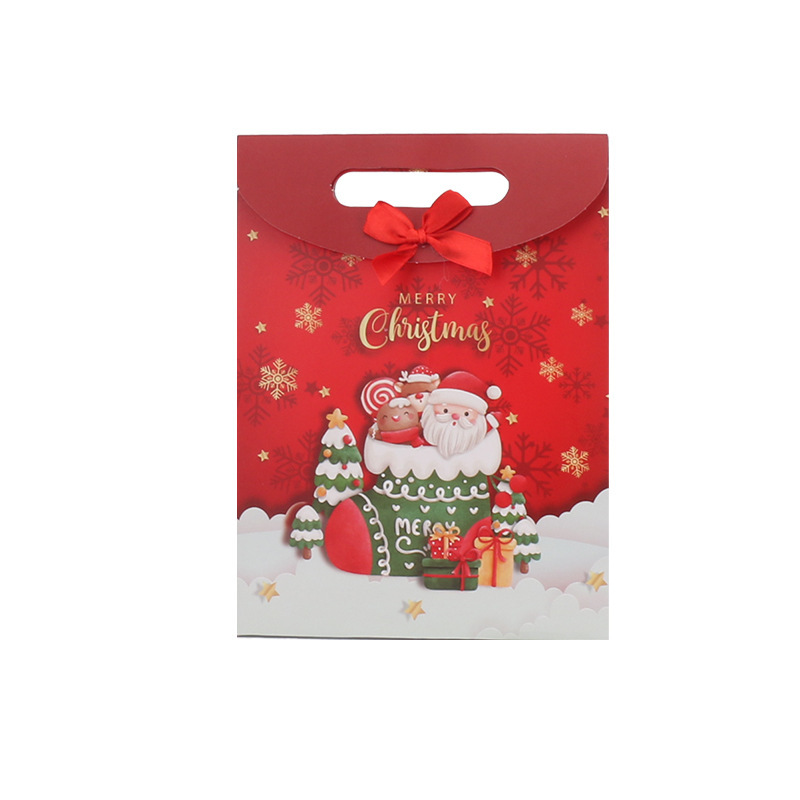 Christmas Gift Bags Festive Christmas Gift Tote Merry Christmas 19x9x26CM - MyPhotoSocksAu