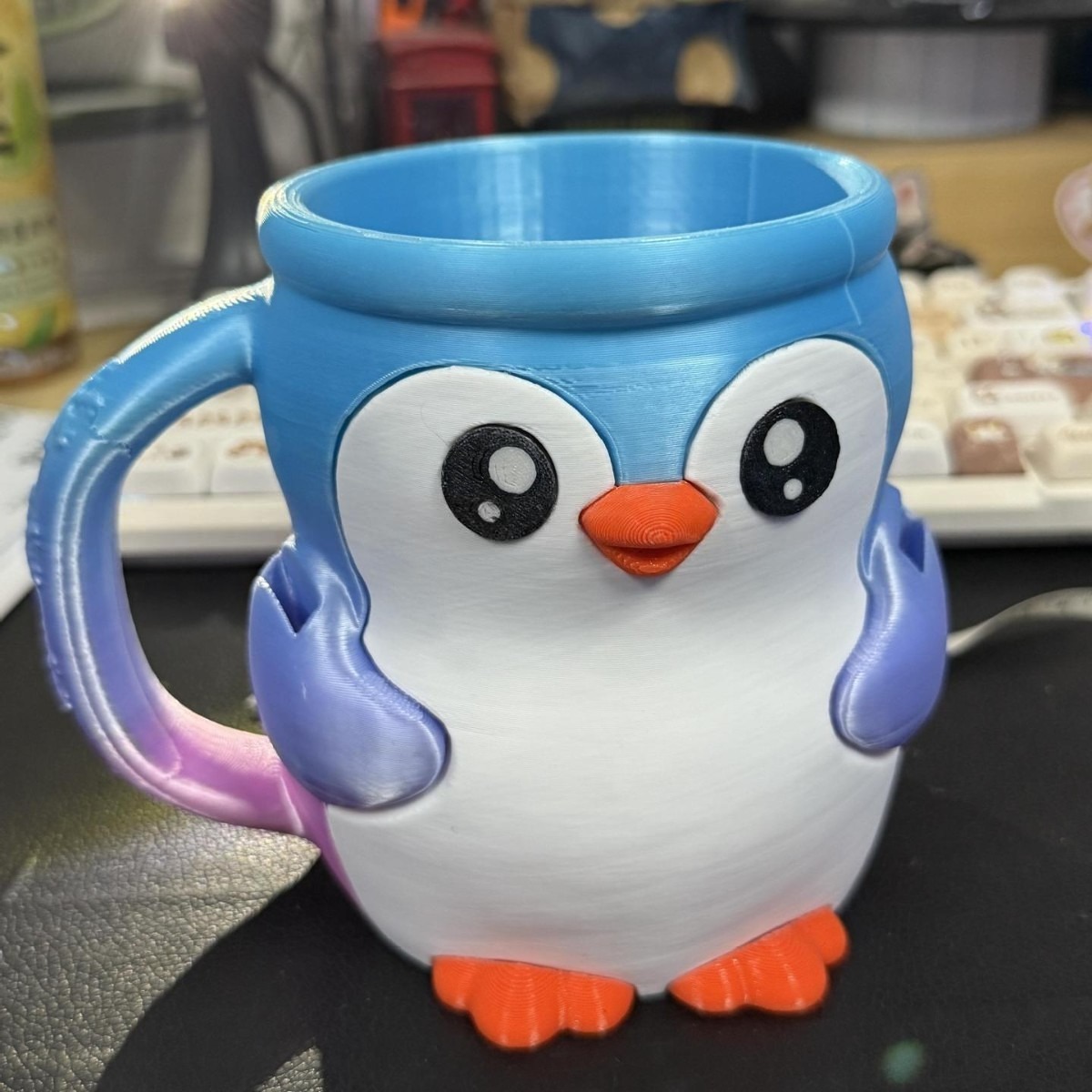 Cute Animal Style Ice Cream Pint Holder with Handle and Spoon Reusable Antifreeze Cooler Sleeve for Ice Cream, Drinks, and Desserts Funny Gifts for Ice Cream Lovers Christmas Gifts - MyPhotoSocksAu