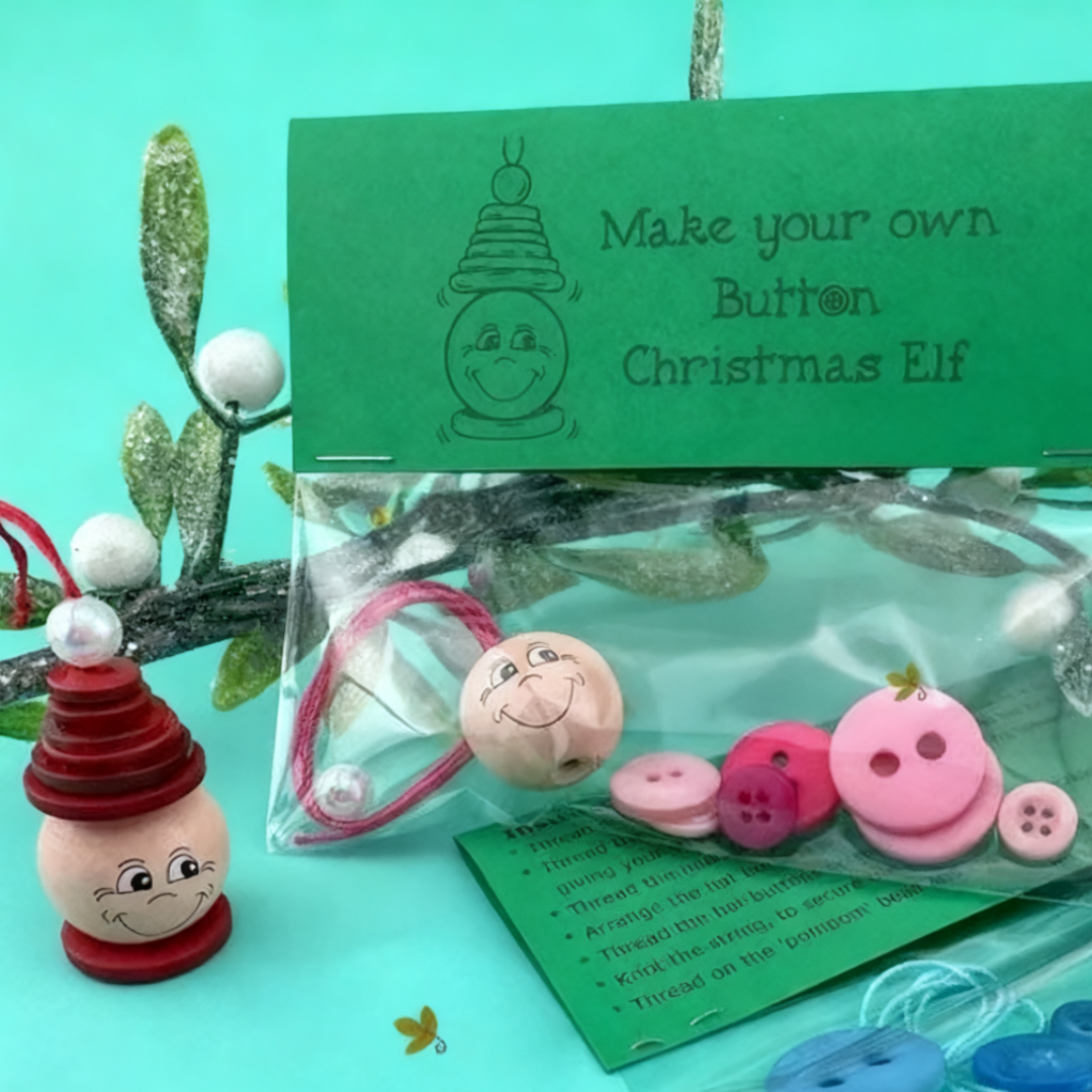 Create Your Own Button Snowman – Fun DIY Christmas Ornament Kit for Family Craft Time & Holiday Décor - MyPhotoSocksAu