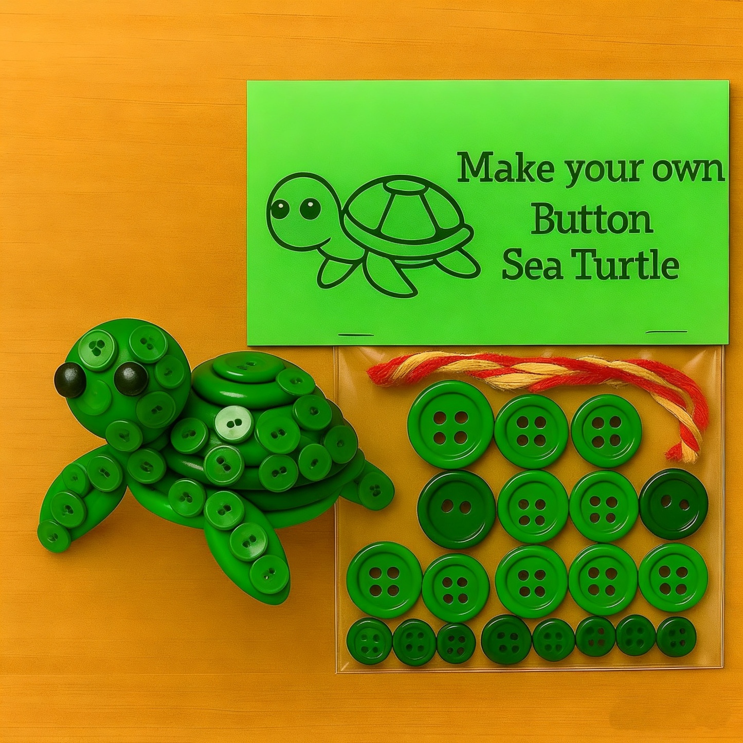 Create Your Own Button Snowman – Fun DIY Christmas Ornament Kit for Family Craft Time & Holiday Décor - MyPhotoSocksAu