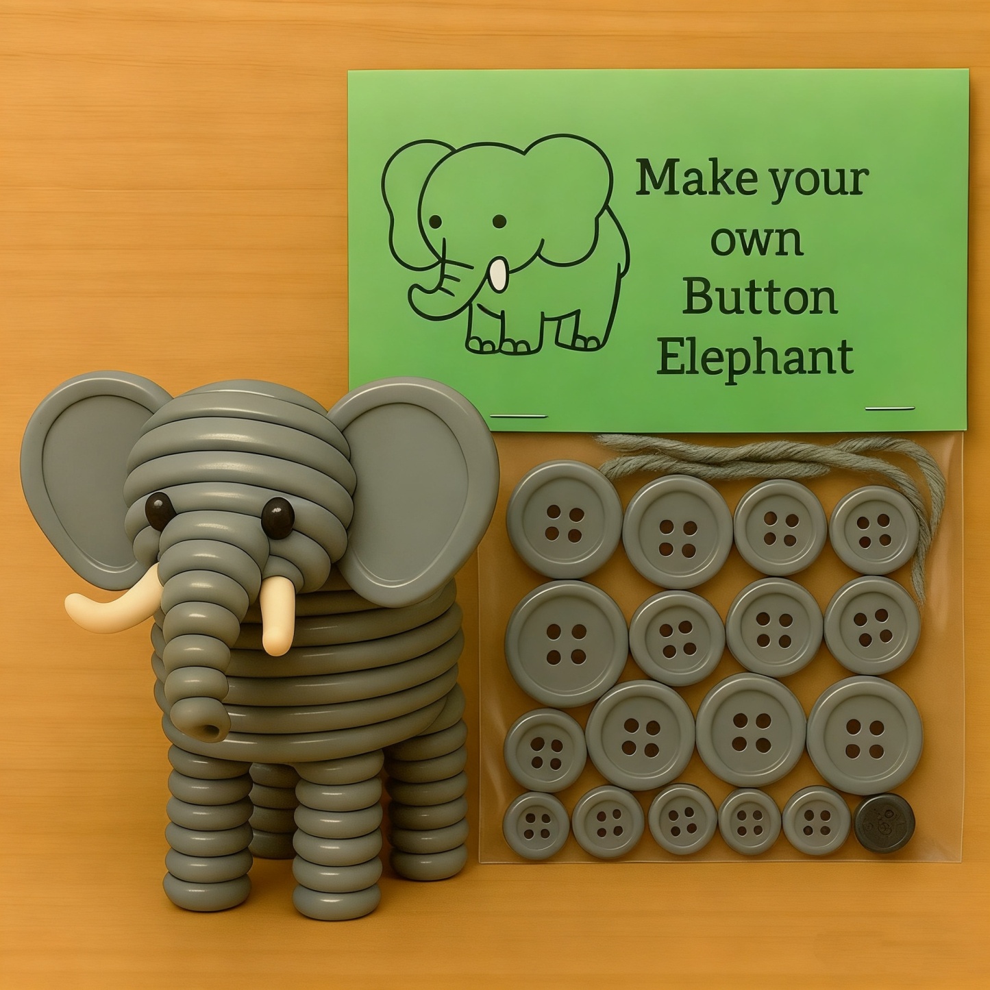 Create Your Own Button Snowman – Fun DIY Christmas Ornament Kit for Family Craft Time & Holiday Décor - MyPhotoSocksAu