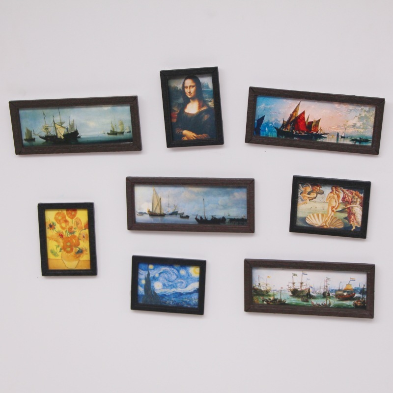 (8-Pack) Famous Painting - MyPhotoSocksAu