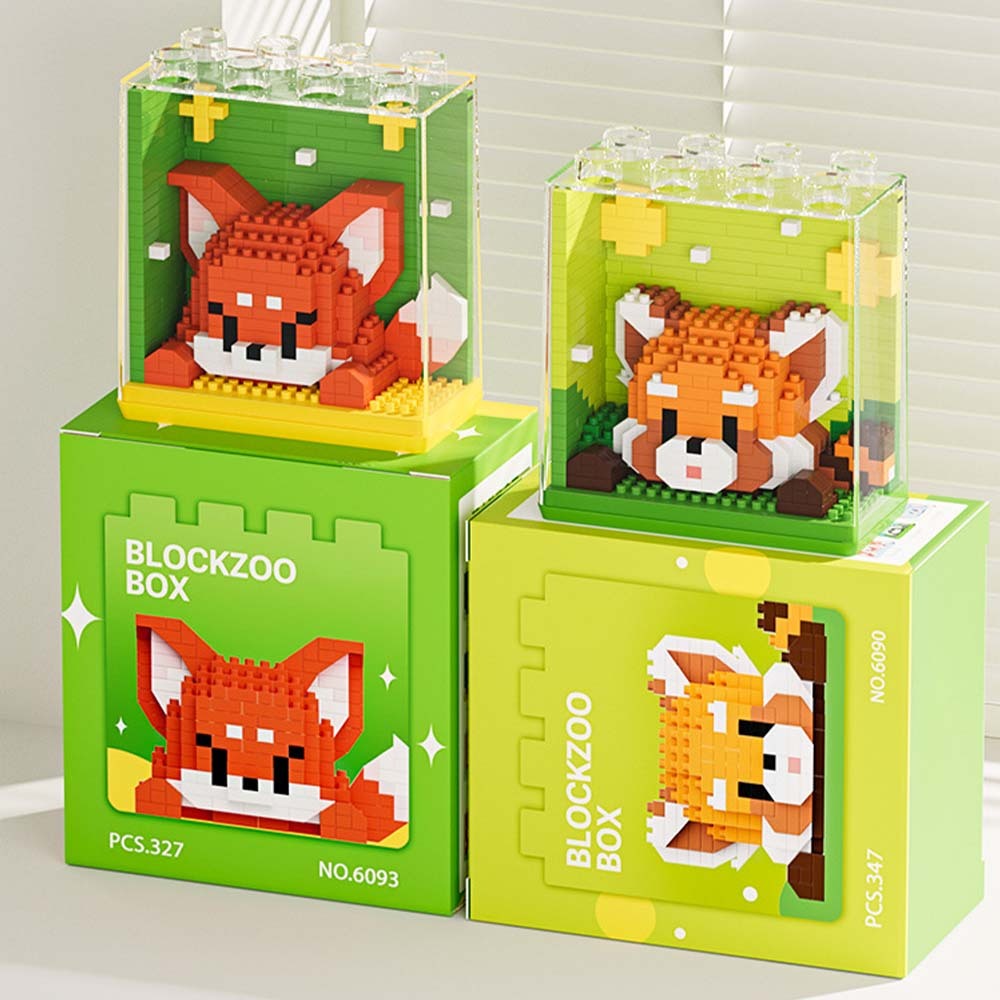 Animal Themed Block Zoo Creative Building Block Toy Gift for Children - MyPhotoSocksAu