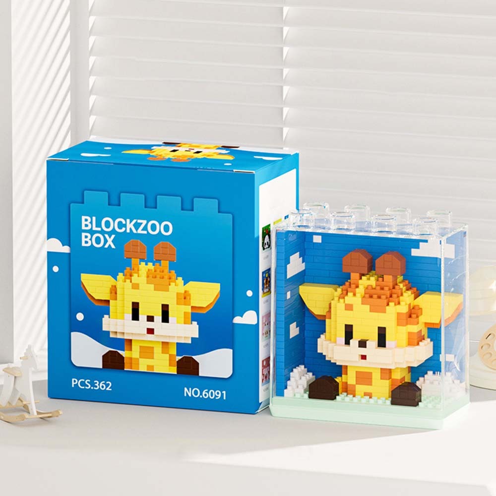 Animal Themed Block Zoo Creative Building Block Toy Gift for Children - MyPhotoSocksAu