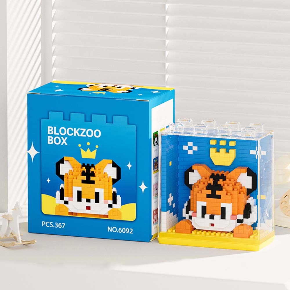 Animal Themed Block Zoo Creative Building Block Toy Gift for Children - MyPhotoSocksAu