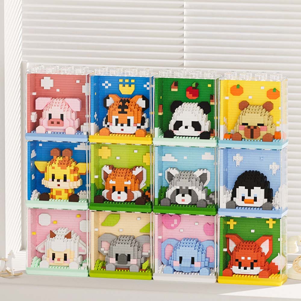 Animal Themed Block Zoo Creative Building Block Toy Gift for Children - MyPhotoSocksAu
