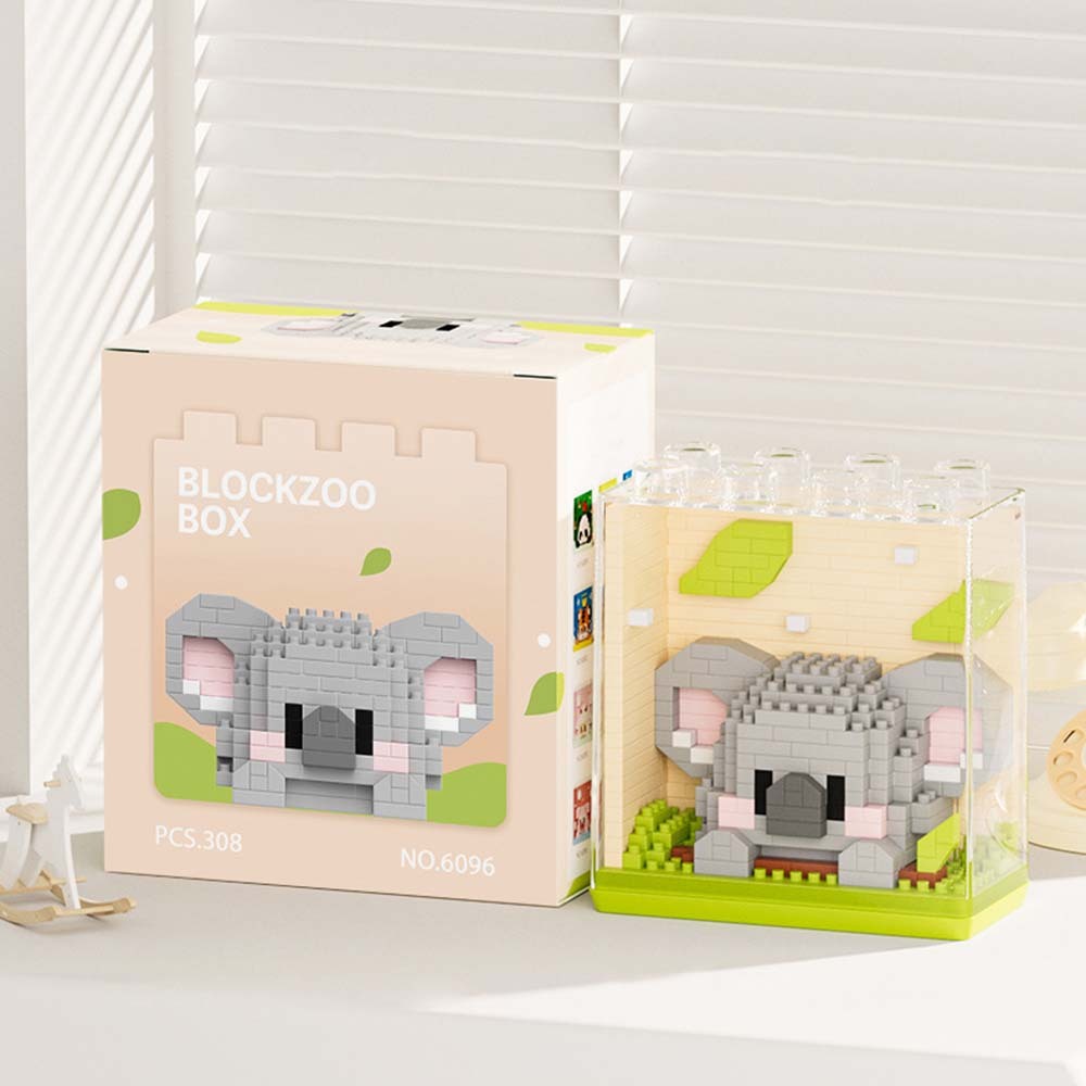 Animal Themed Block Zoo Creative Building Block Toy Gift for Children - MyPhotoSocksAu