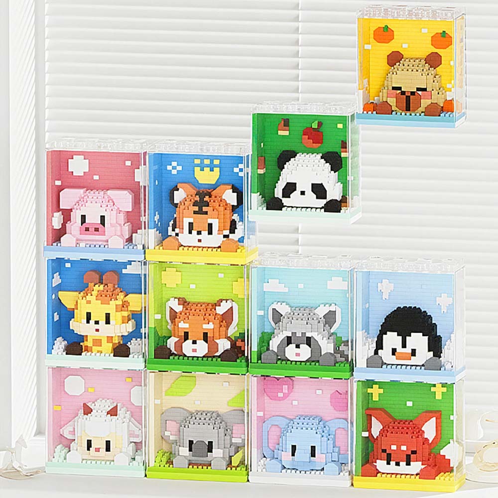 Animal Themed Block Zoo Creative Building Block Toy Gift for Children - MyPhotoSocksAu