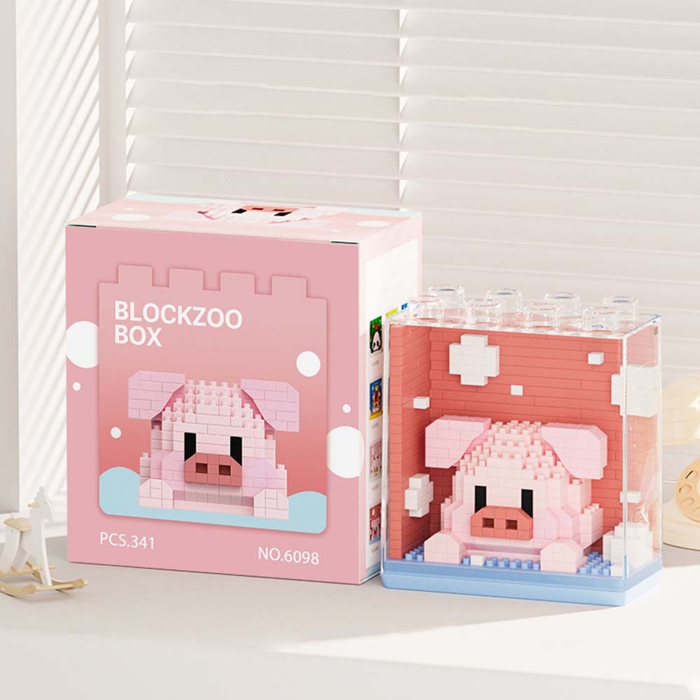 Animal Themed Block Zoo Creative Building Block Toy Gift for Children - MyPhotoSocksAu