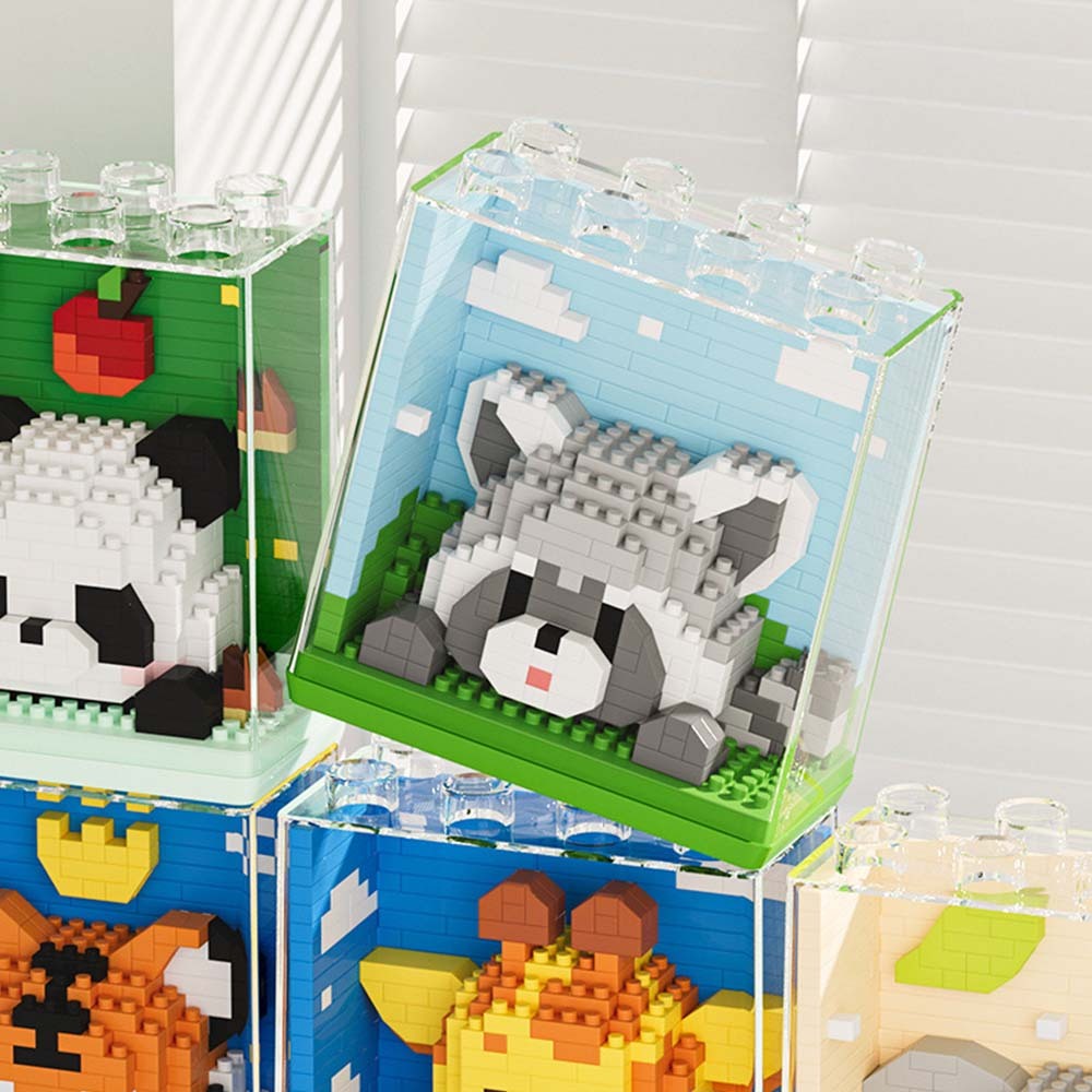 Animal Themed Block Zoo Creative Building Block Toy Gift for Children - MyPhotoSocksAu