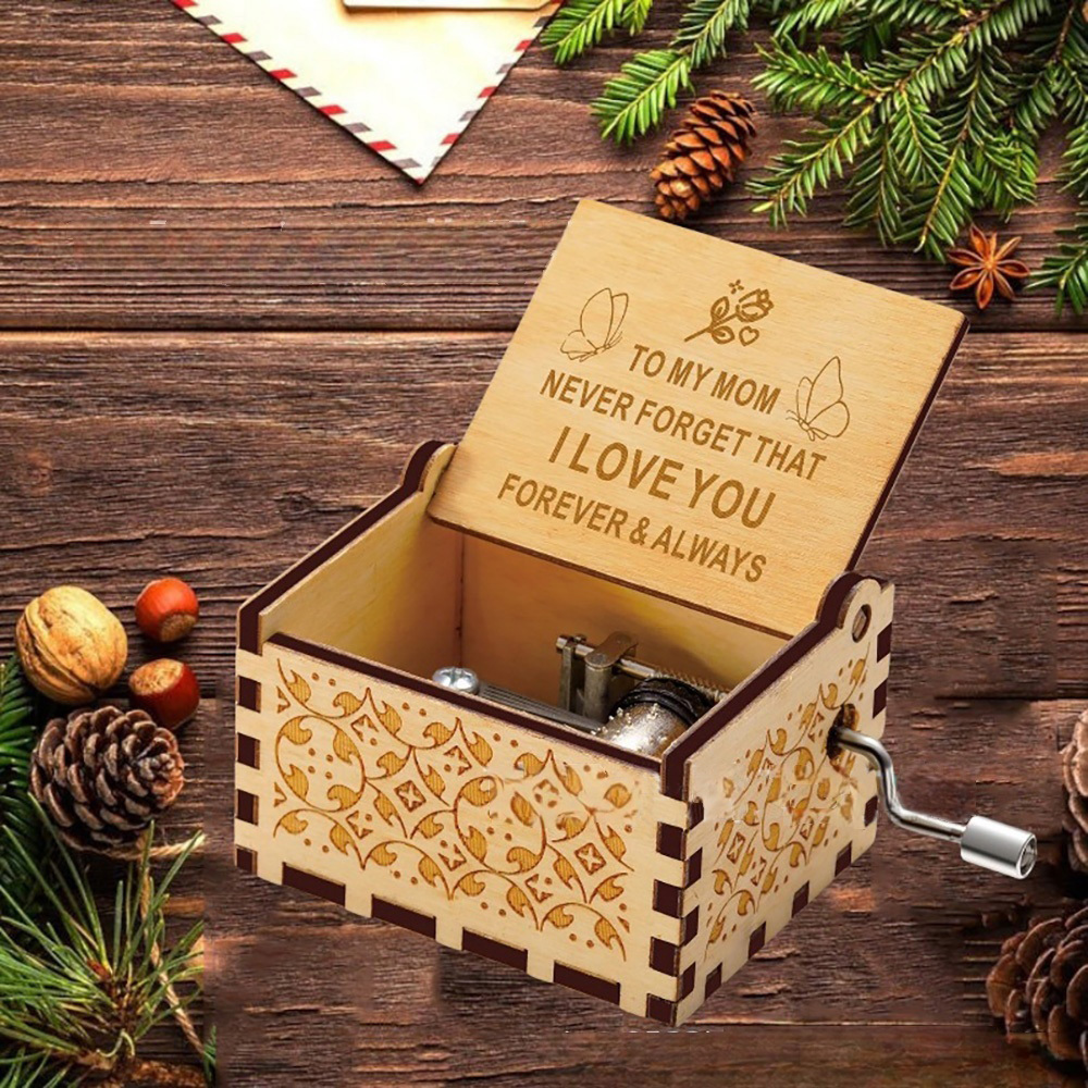 Mother's Day Gift Wooden Music Box I Need To Say Music Box Gift for Mom - MyPhotoSocksAu