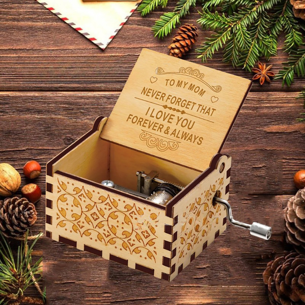 Mother's Day Gift Wooden Music Box I Need To Say Music Box Gift for Mom - MyPhotoSocksAu