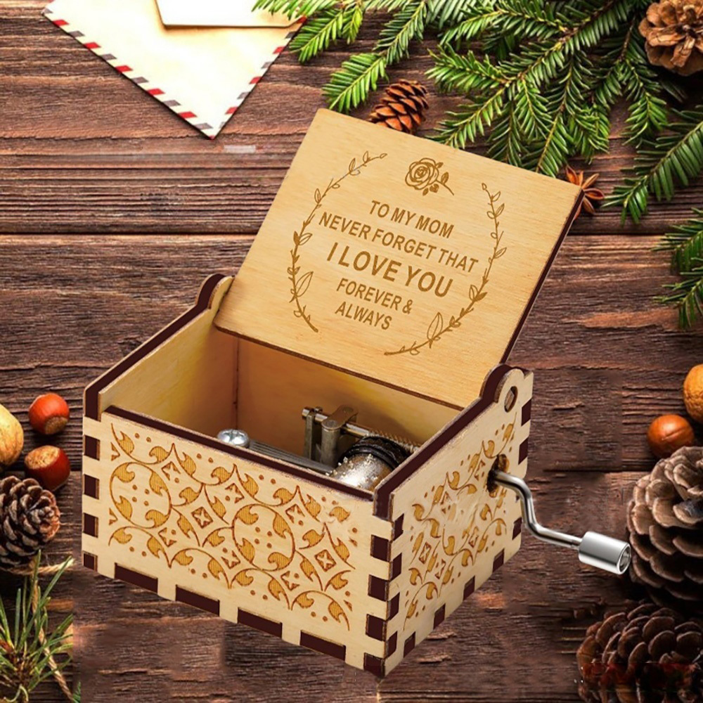 Mother's Day Gift Wooden Music Box I Need To Say Music Box Gift for Mom - MyPhotoSocksAu