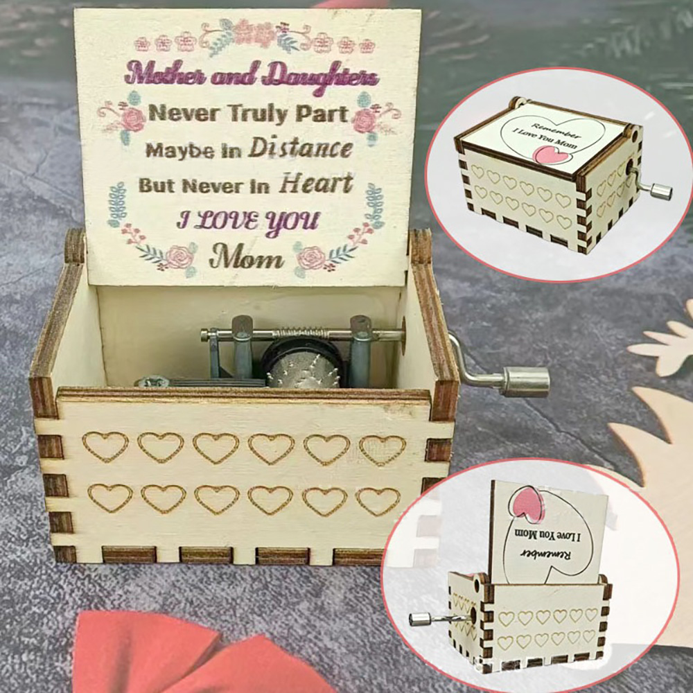 Mother's Day Gift Wooden Music Box I Need To Say Music Box Gift for Mom