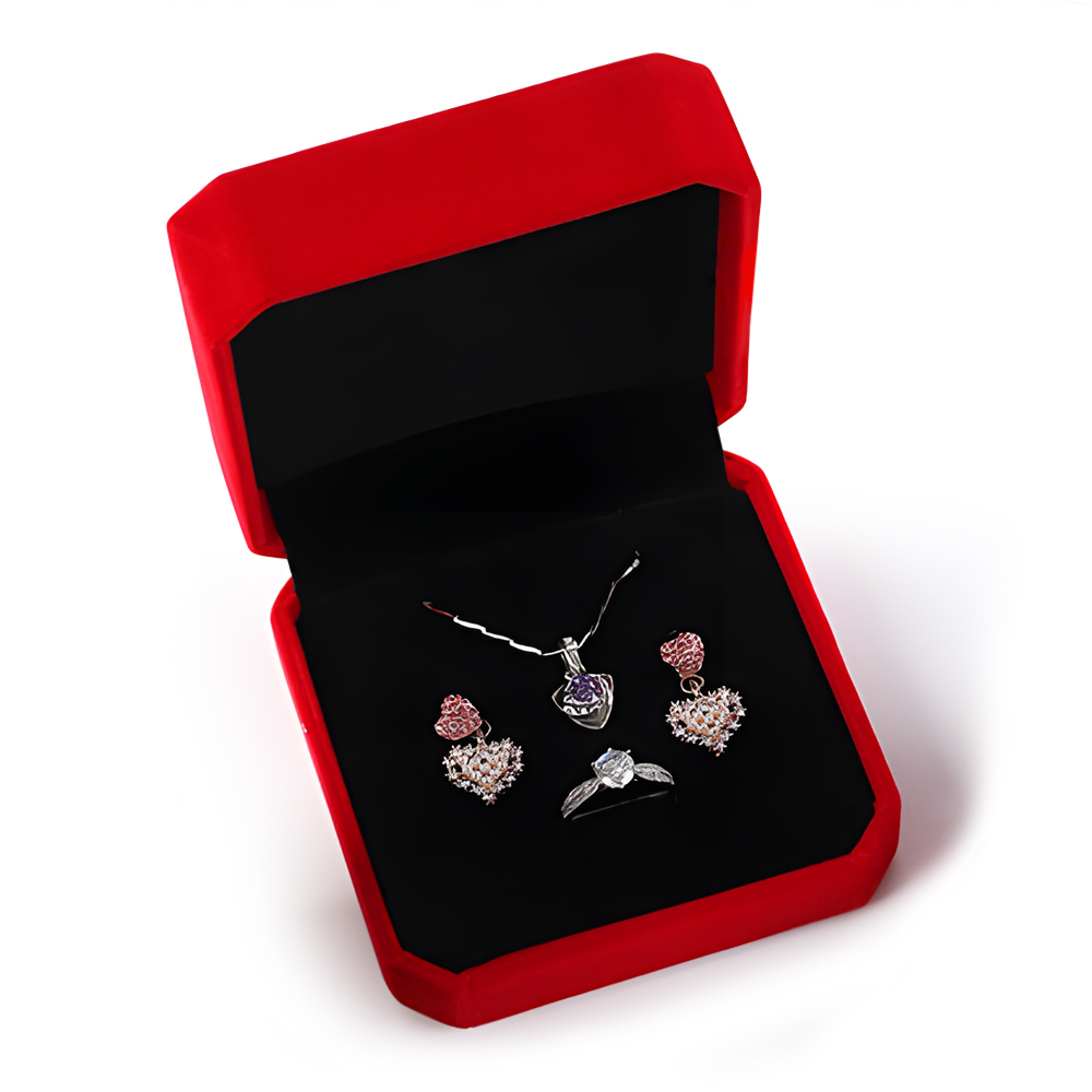 Gifts Box (9*9*4CM) pink - MyPhotoSocksAu