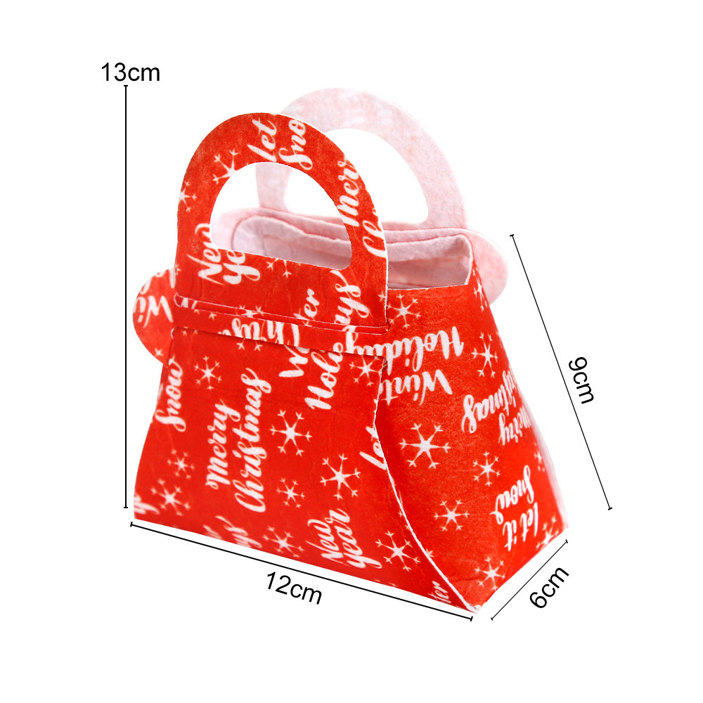 Red Christmas Gifts Bag Cute Gift Bag For Festival Package - MyPhotoSocksAu