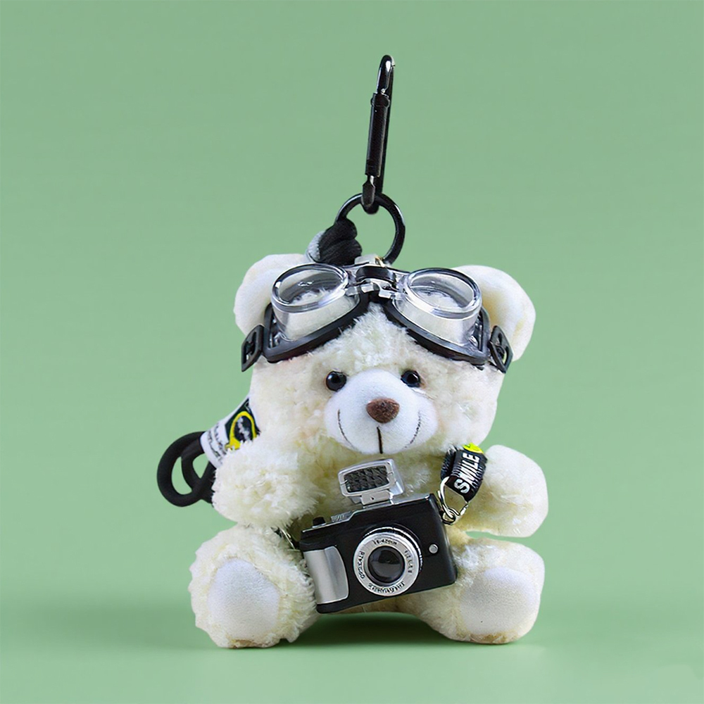 Plush Bag Charm Cute Cartoon Plushie Dog Doll Backpack Accessories Keyring Charm Gift - MyPhotoSocksAu
