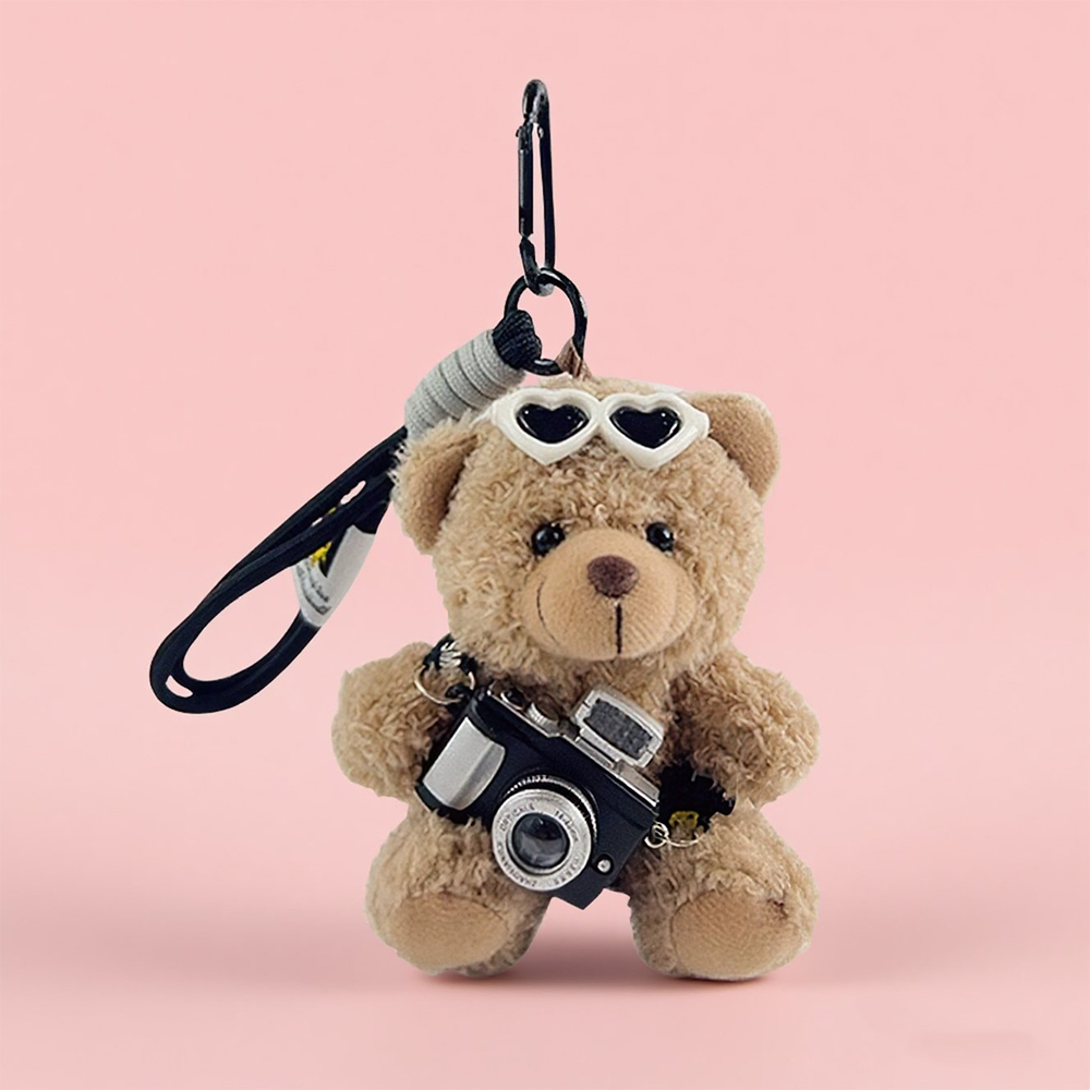 Plush Bag Charm Cute Cartoon Plushie Dog Doll Backpack Accessories Keyring Charm Gift - MyPhotoSocksAu