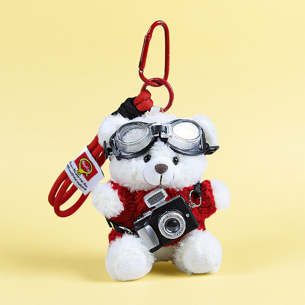 Plush Bag Charm Cute Cartoon Plushie Dog Doll Backpack Accessories Keyring Charm Gift - MyPhotoSocksAu