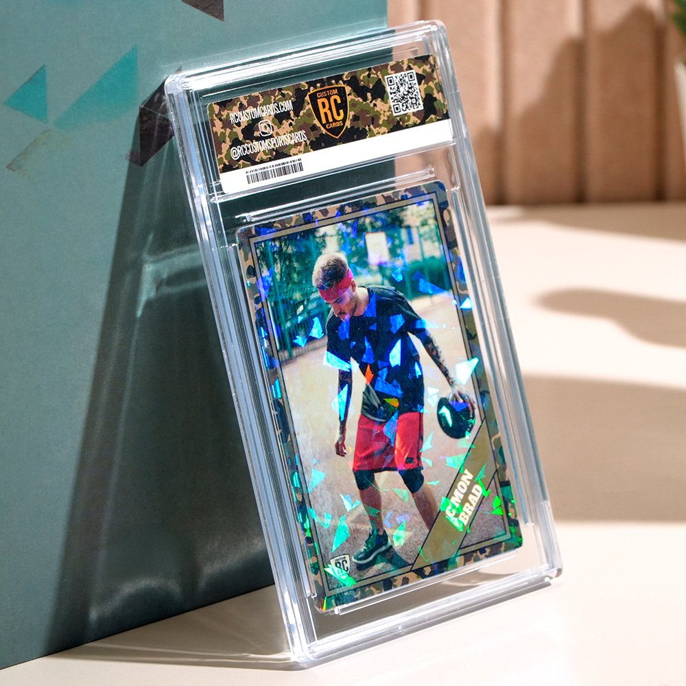Custom Father's Day Acrylic Poke Vintage Card Personalized Game Inspired Card Gift for Dad Father's Day Keepsake - MyPhotoSocksAu