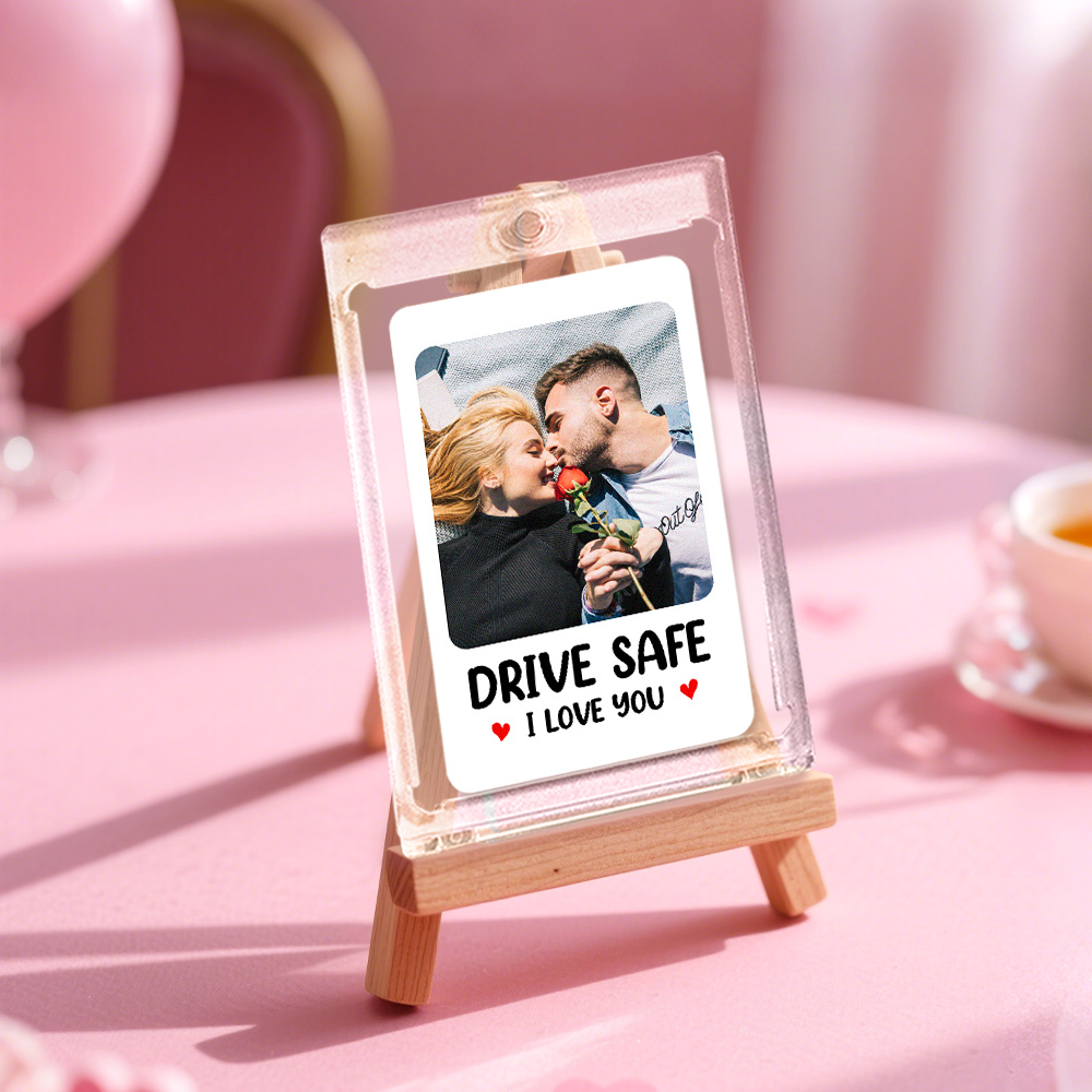 Custom Couple Love Card Personalized Love Gift for Anniversary Valentine's Day or Birthday - MyPhotoSocksAu