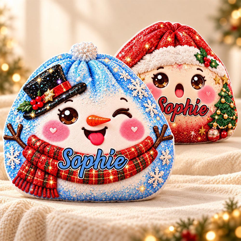 Custom Dumpling Squishy Pillow, Christmas Birthday Gift For Kids • Cutie Wishes - Personalized Shaped Pillow - MyPhotoSocksAu