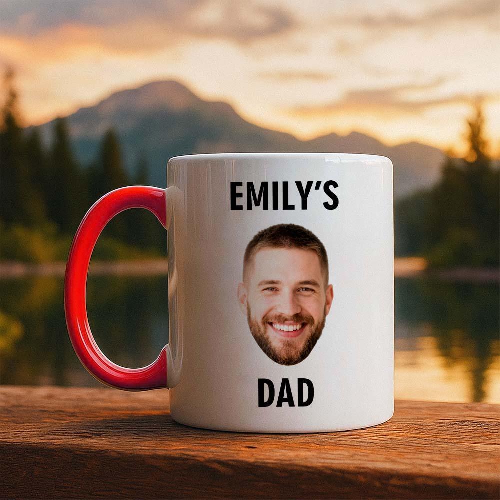 Custom Father’s Day Mug with Photo Custom Coffee Cup for Dad Best Dad Gift - MyPhotoSocksAu