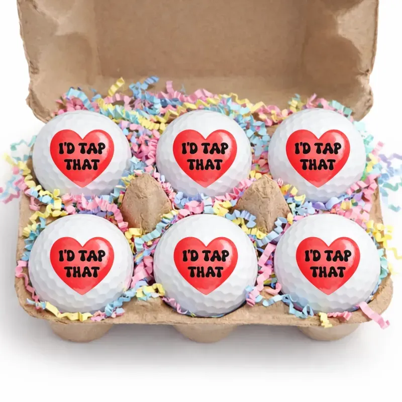 Easter Golf Ball Gift Set-6 Pack Golf Balls in Egg Carton | Funny Easter Golf Gift I Golfer Easter Basket Stuffer | Unique Golf Gift for Men Women - MyPhotoSocksAu