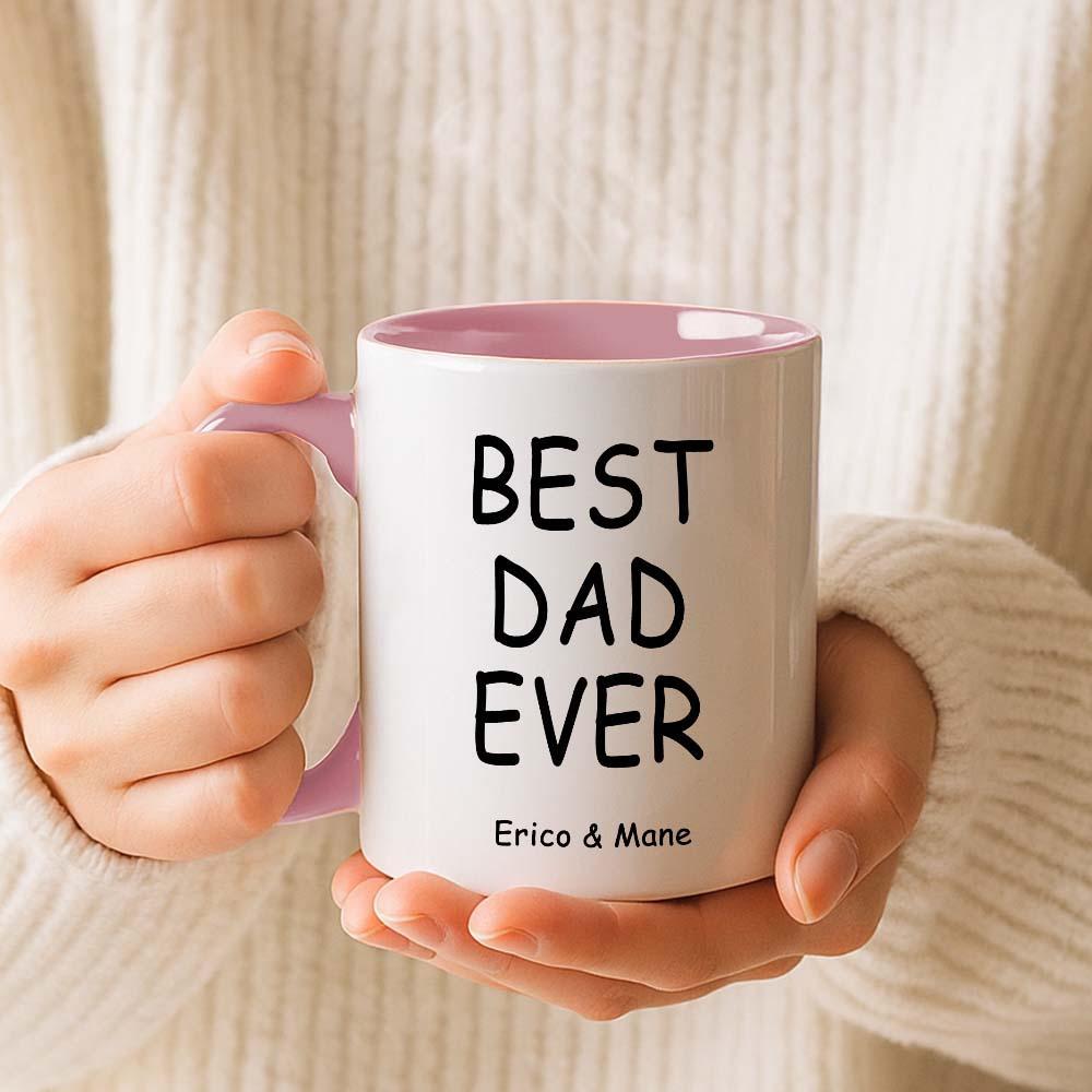 Personalized Father’s Day Mug with Photo Custom Coffee Cup for Dad Best Dad Gift - MyPhotoSocksAu