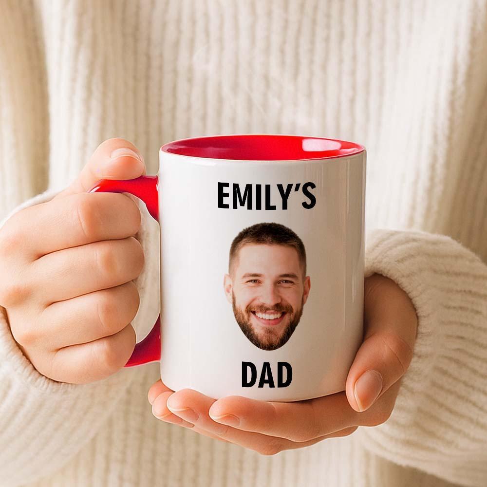Personalized Father’s Day Mug with Photo Custom Coffee Cup for Dad Best Dad Gift - MyPhotoSocksAu