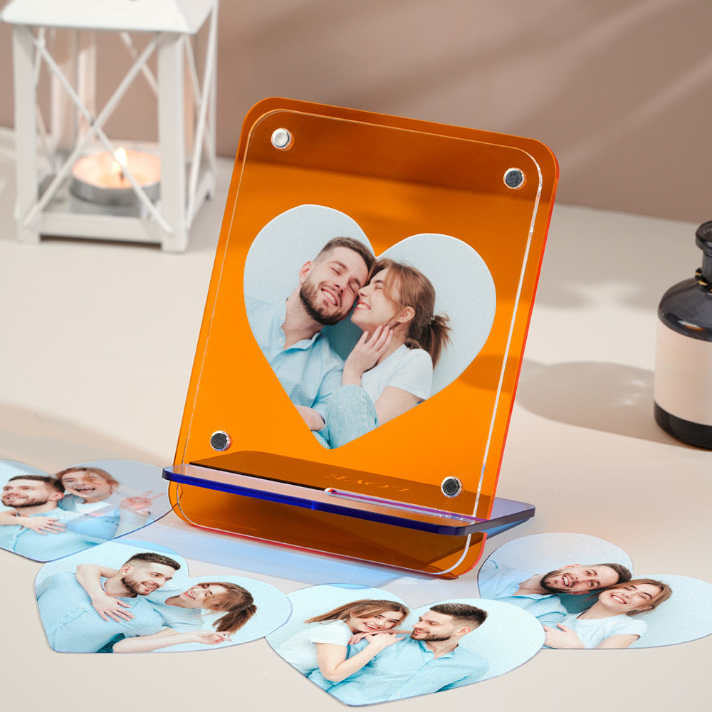 Custom Photos Acrylic Photo Frame Free-Standing Personalize Frames Immortalize Picture - MyPhotoSocksAu