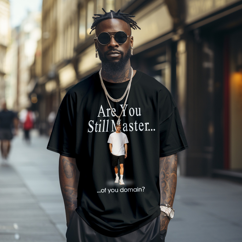 Personalized Photo Vintage T-shirts Old School T-shirt for Lover - MyPhotoSocksAu