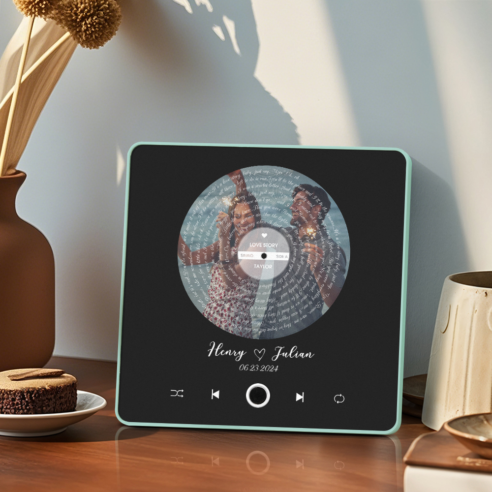 Custom Music Fridge Magnet Photo Sticker Christmas Tree Photo Sticker That Plays Music Without Cell Phone Christmas Gifts - MyPhotoSocksAu