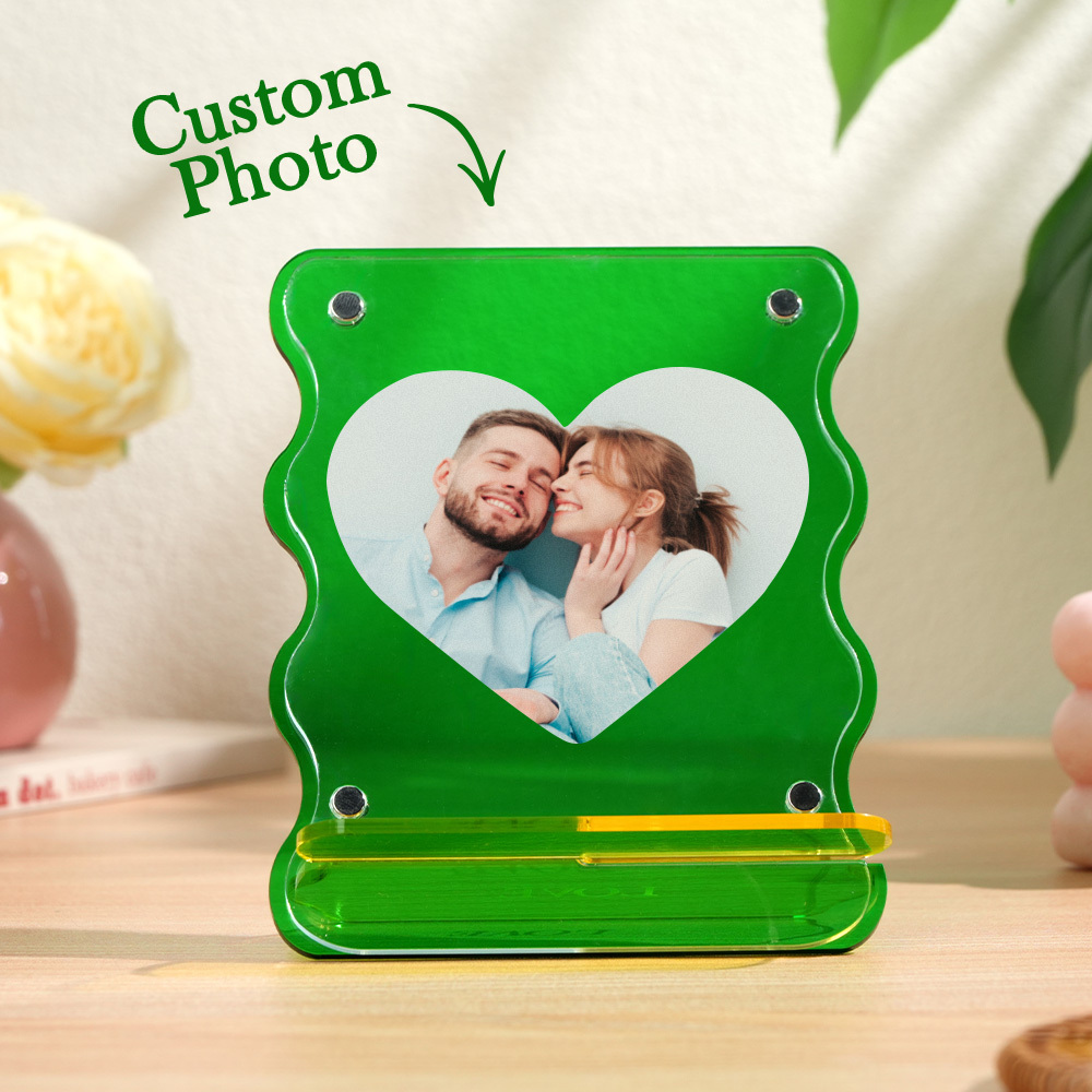 Custom Your Photos Acrylic Photo Frame Free-Standing Personalize Frames Immortalize Picture - MyPhotoSocksAu
