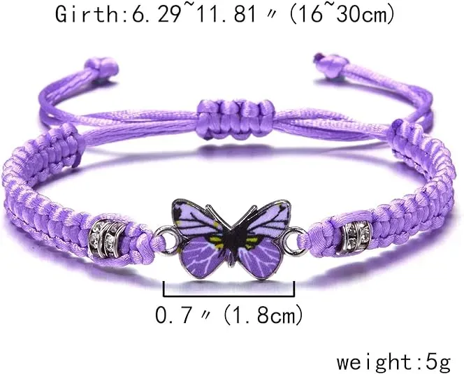 For Memorial - They Fly With Us Every Day Butterfly Bracelet - MyPhotoSocksAu