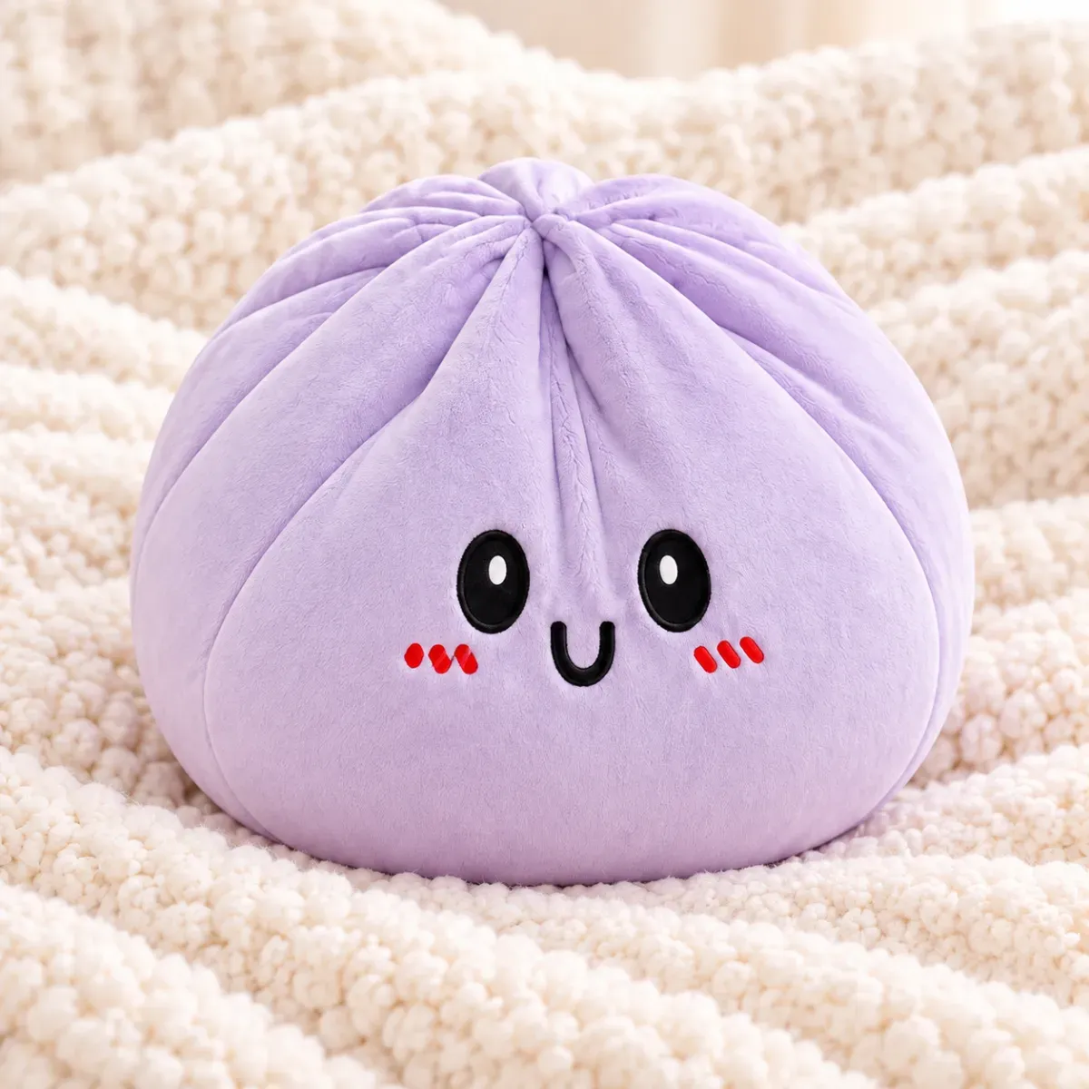 Rainbow Dumpling Plush Pillow for Kids – Cute Squishy Gift for Birthday, Easter & Christmas - MyPhotoSocksAu