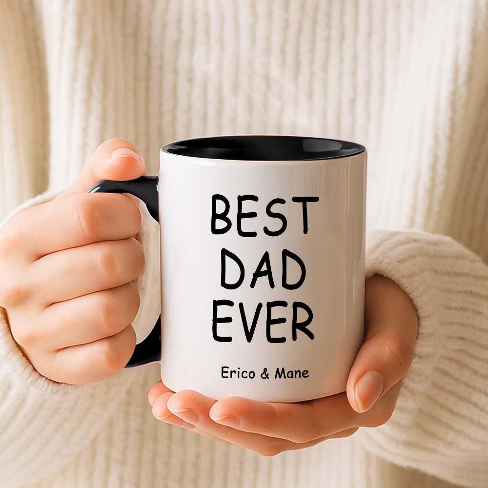 Personalized Father’s Day Mug with Photo Custom Coffee Cup for Dad Best Dad Gift - MyPhotoSocksAu