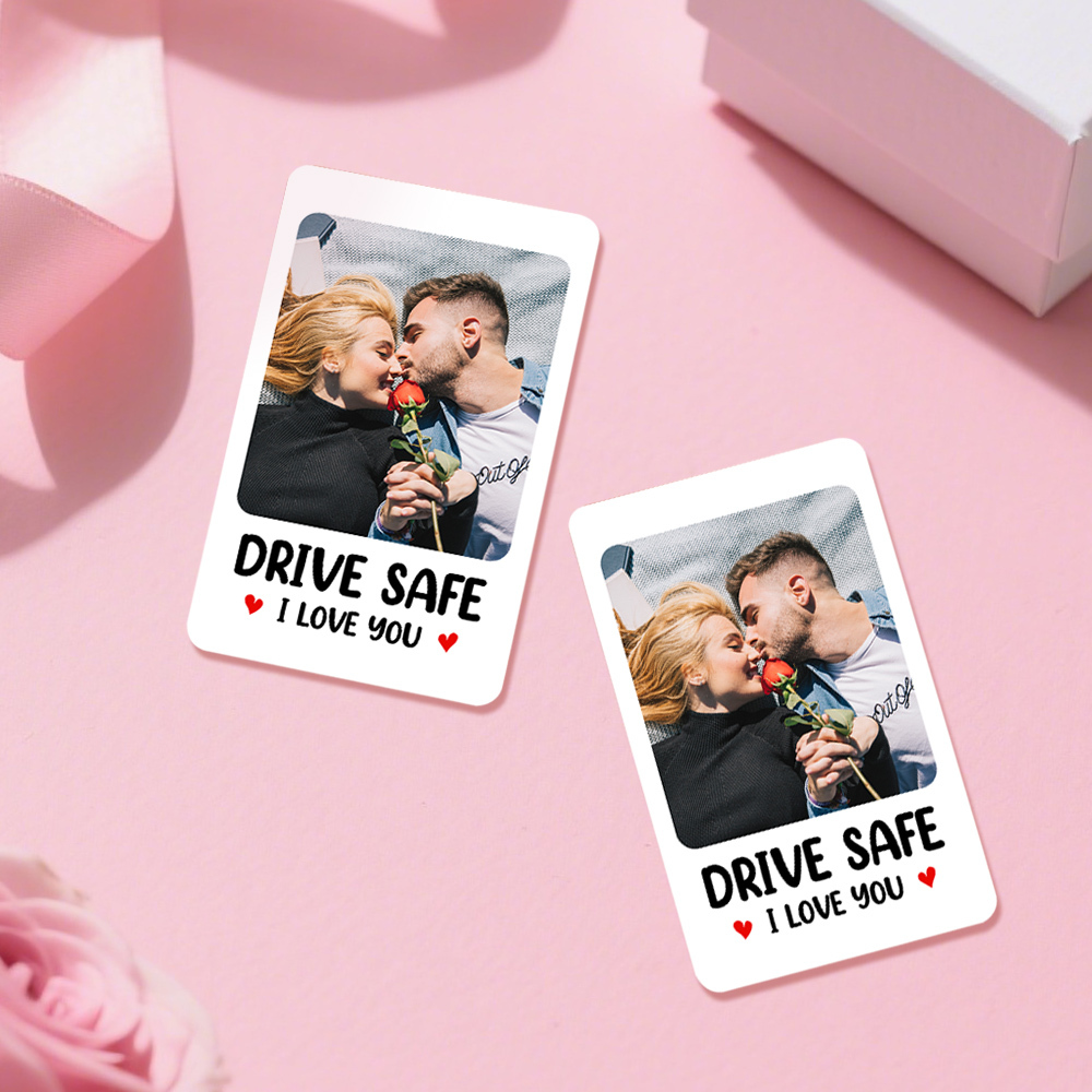 Custom Couple Love Card Personalized Love Gift for Anniversary Valentine's Day or Birthday - MyPhotoSocksAu