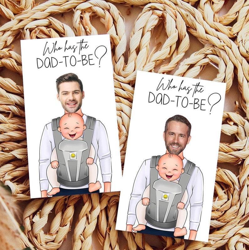 Printed Baby Shower Game, Find the Dad Scratch Off Game, Who Has the Dad Baby Shower Game, Scratch off game, Baby Shower Games