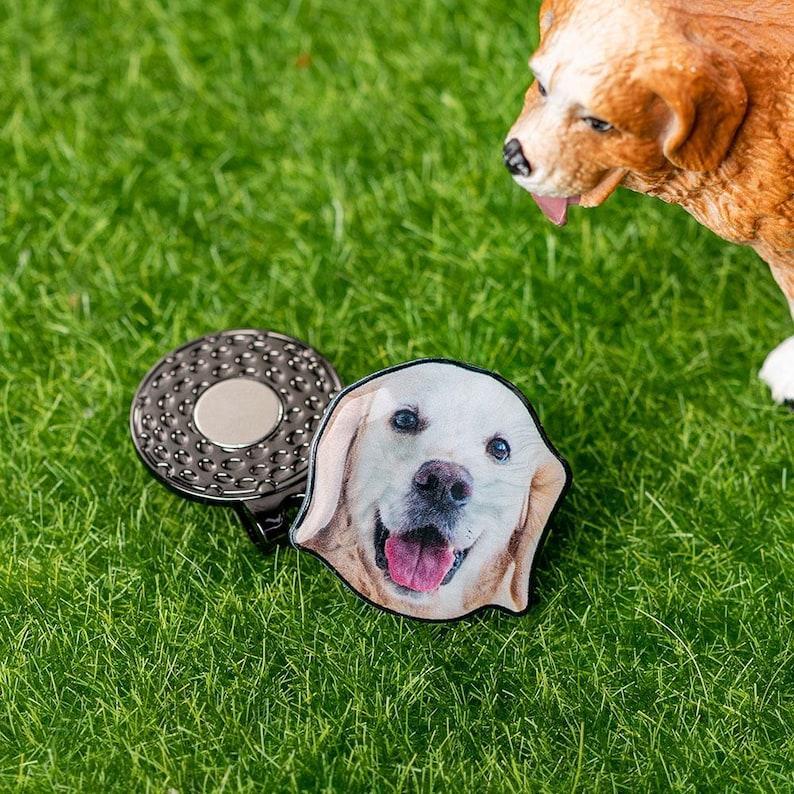 Custom Golf Marker with Photo, Picture Golf Ball Marker Magnetic Hat Clip Golf Accessory, Christmas/Father's Day Gift for Golf Lovers/Father - GiftlabAU