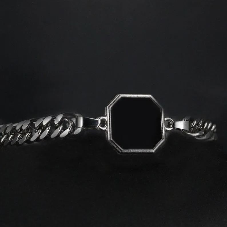 Personalized Temperature-Sensitive Photo Bracelet Magic Photo Men's Bracelet Which Changes Color With Temperature Best Gift For Him - MyPhotoSocksAu