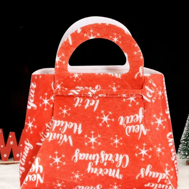 Red Christmas Gifts Bag Cute Gift Bag For Festival Package - MyPhotoSocksAu