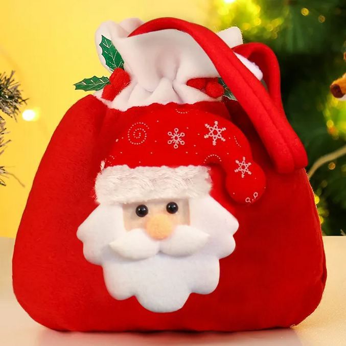 Christmas Gifts Bag Cute Gift Bag For Festival Package 23x20cm Style B - MyPhotoSocksAu