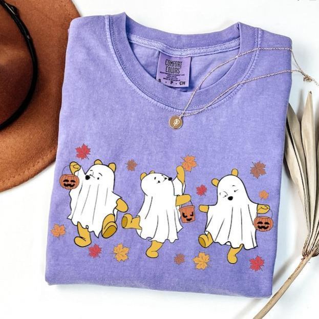 Ghost Halloween Shirt, Winnie The Pooh Halloween Shirt, Spooky Season, Pooh Shirt, Cute Fall Shirt,Halloween gift