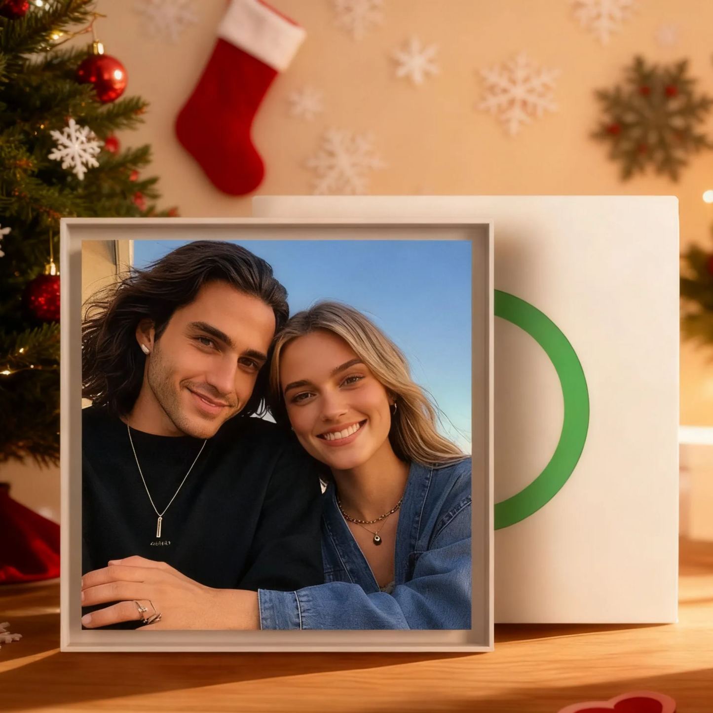 Custom Music & Photo Fridge Magnet Can Customize 1-6 Vinyl and Songs