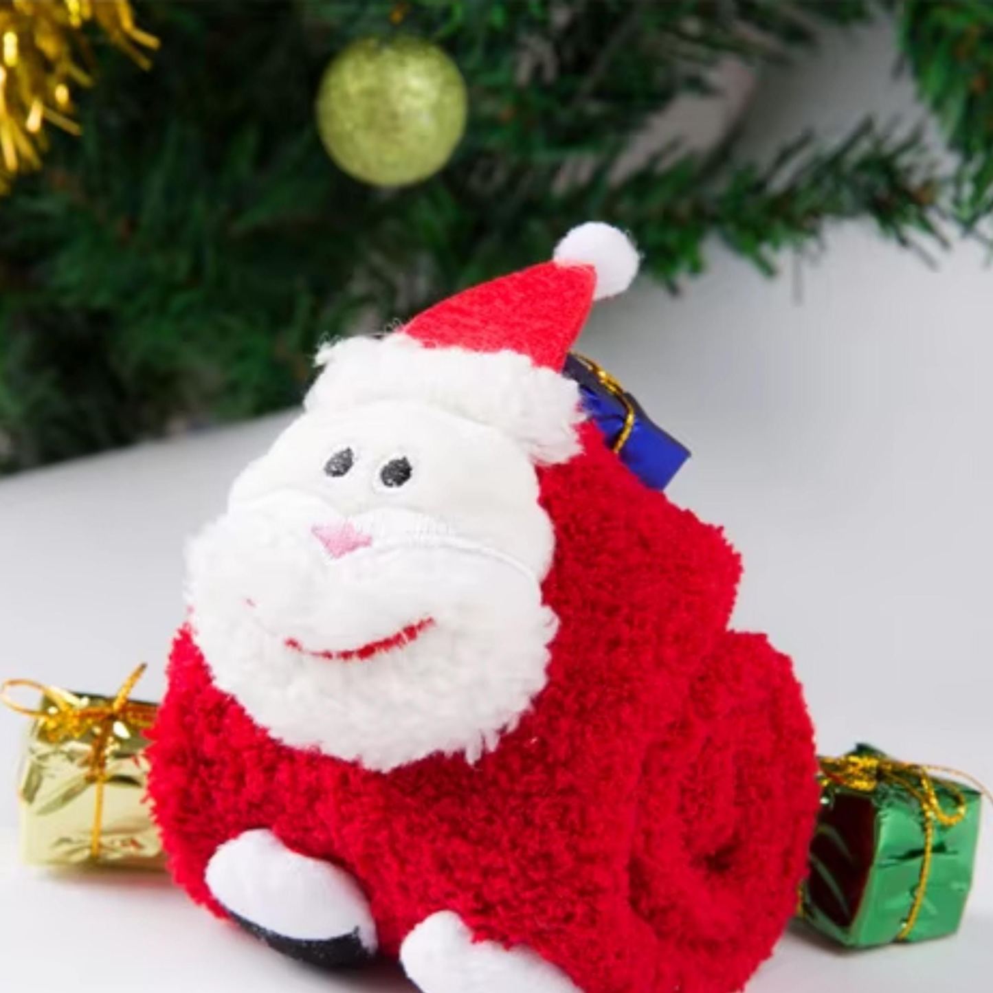 Personalized Family Reindeer Socks Cozy Fuzzy Christmas Socks Custom Holiday Socks Gift Ideas for Women Men Kids Friends Stocking Stuffers